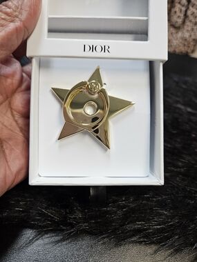 Dior Gold Star Phone Ring Holder